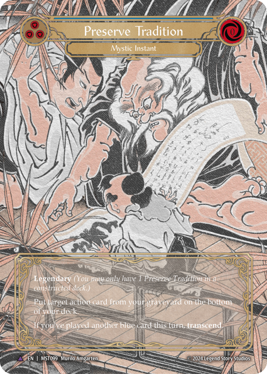 【Cold Foil】[N-MST099-V]Preserve Tradition // Inner Chi (Full Art)