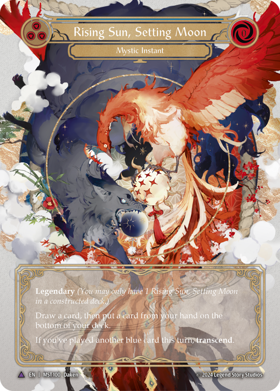 【Cold Foil】[N-MST100-V]Rising Sun, Setting Moon // Inner Chi (Full Art)
