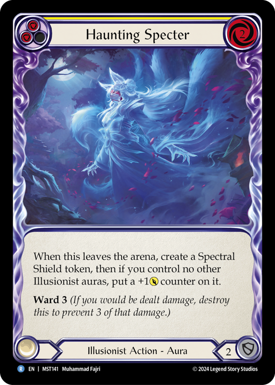 【Rainbow Foil】[N-MST141-R]Haunting Specter (Yellow)
