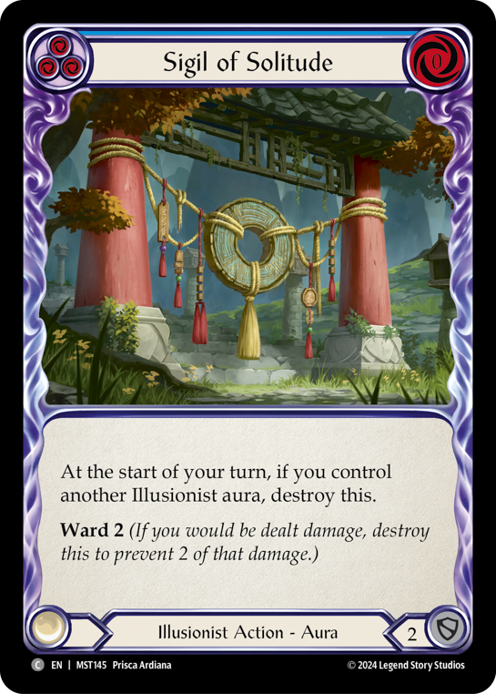 【Rainbow Foil】[N-MST145-C]Sigil of Solitude (Blue)