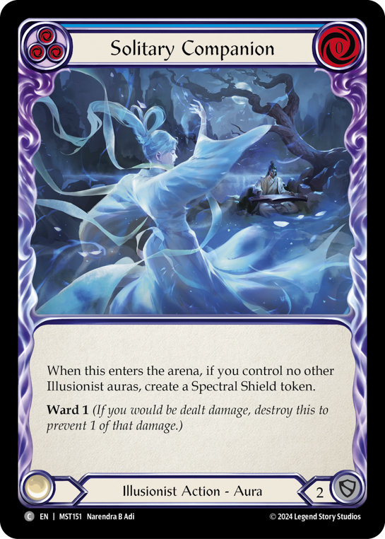 【Rainbow Foil】[N-MST151-C]Solitary Companion (Blue)