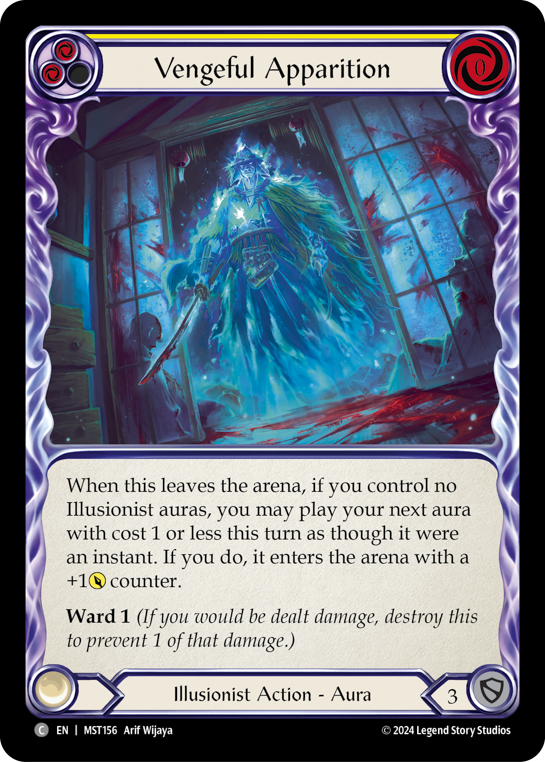 【Rainbow Foil】[N-MST156-C]Vengeful Apparition (Yellow)