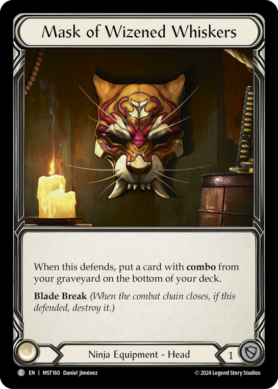 【Cold Foil】[N-MST160-C]Mask of Wizened Whiskers