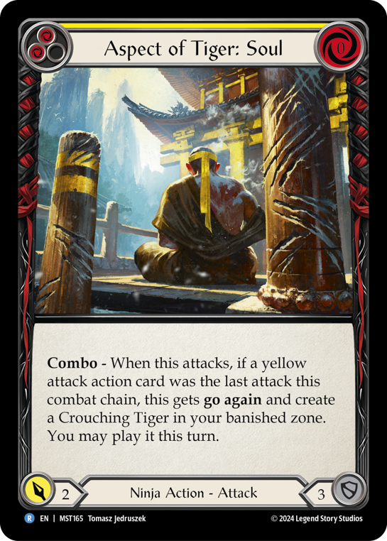 【Rainbow Foil】[N-MST165-R]Aspect of Tiger: Soul