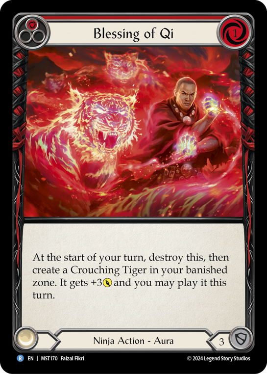[N-MST170-R]Blessing of Qi (Red)