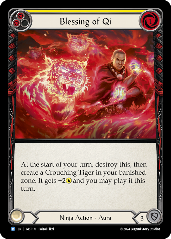 [N-MST171-R]Blessing of Qi (Yellow)