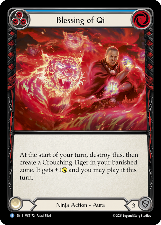 [N-MST172-R]Blessing of Qi (Blue)