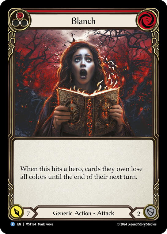 【Rainbow Foil】[N-MST194-R]Blanch (Red)