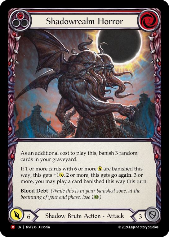 【Rainbow Foil】[N-MST236-M]Shadowrealm Horror