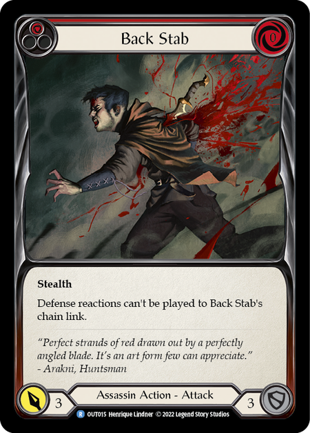 [N-OUT015-R]Back Stab (Red)