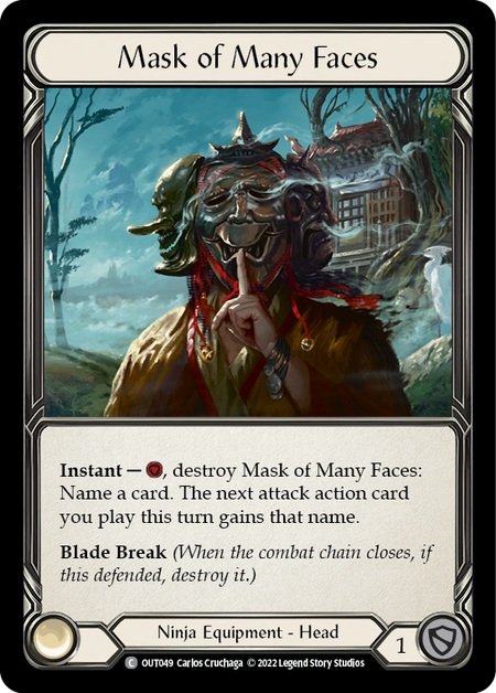 [N-OUT049-C]Mask of Many Faces