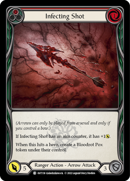 [N-OUT118-C]Infecting Shot (Red)