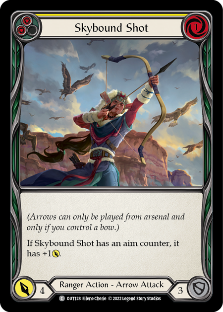 [N-OUT128-C]Skybound Shot (Yellow)