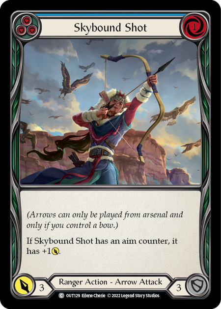 [N-OUT129-C]Skybound Shot (Blue)