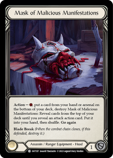 [N-OUT157-C]Mask of Malicious Manifestations
