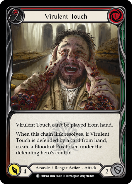 [N-OUT168-C]Virulent Touch (Red)