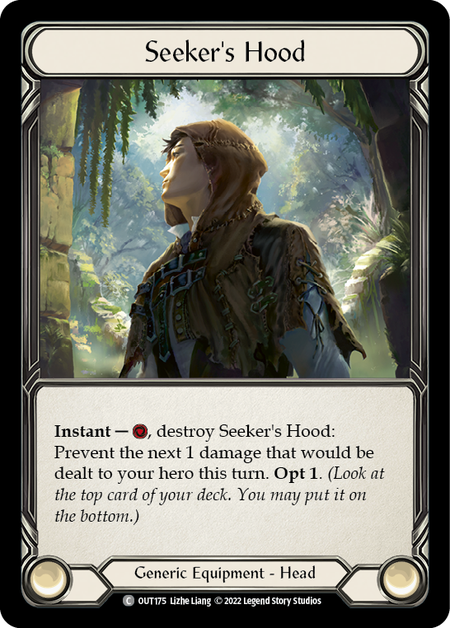 【Cold Foil】[N-OUT175-C]Seeker's Hood