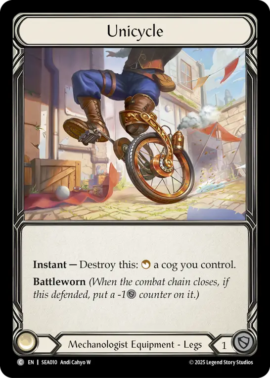 【Cold Foil】[SEA010-TP-C]Unicycle/装着型一輪車