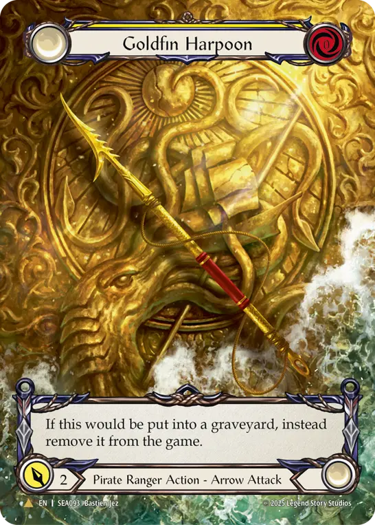 【Cold Foil】[SEA093-TP-O]Goldfin Harpoon/金鰭の銛