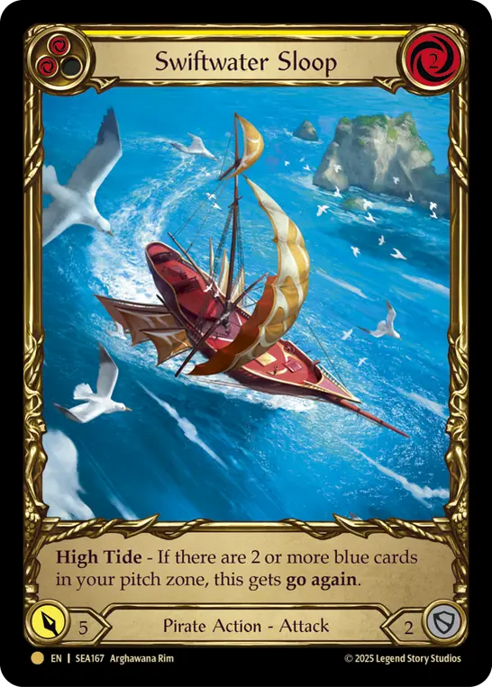【Cold Foil】[SEA167-TP-C]Swiftwater Sloop/スウィフトウォーター・スループ (Yellow)