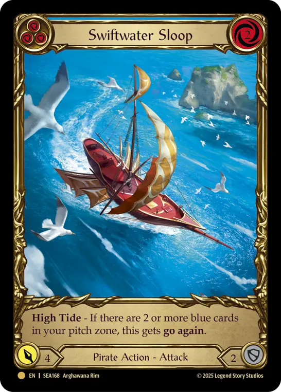 【Cold Foil】[SEA168-TP-C]Swiftwater Sloop/スウィフトウォーター・スループ (Blue)