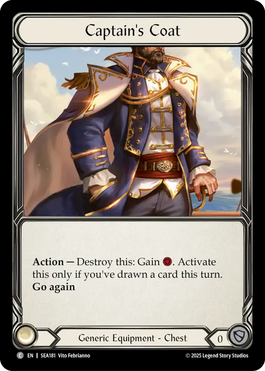 【Cold Foil】[SEA181-TP-C]Captain's Coat/キャプテンコート