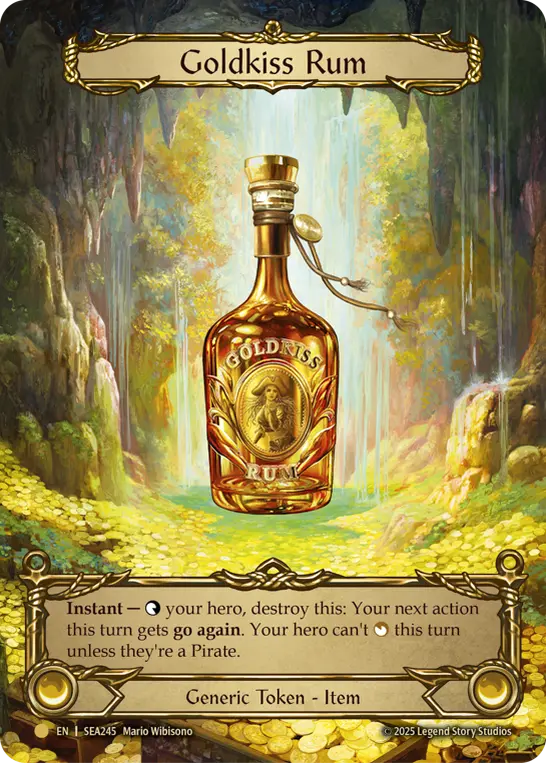 【Rainbow Foil】[SEA245-TP-O]Goldkiss Rum/黄金のラム酒
