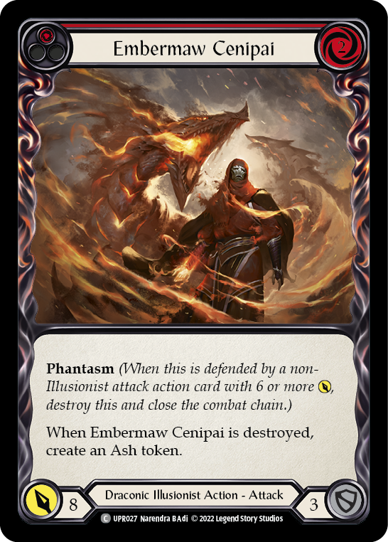 [N-UPR027-C]Embermaw Cenipai (Red)