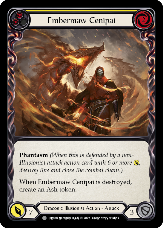 [N-UPR028-C]Embermaw Cenipai (Yellow)