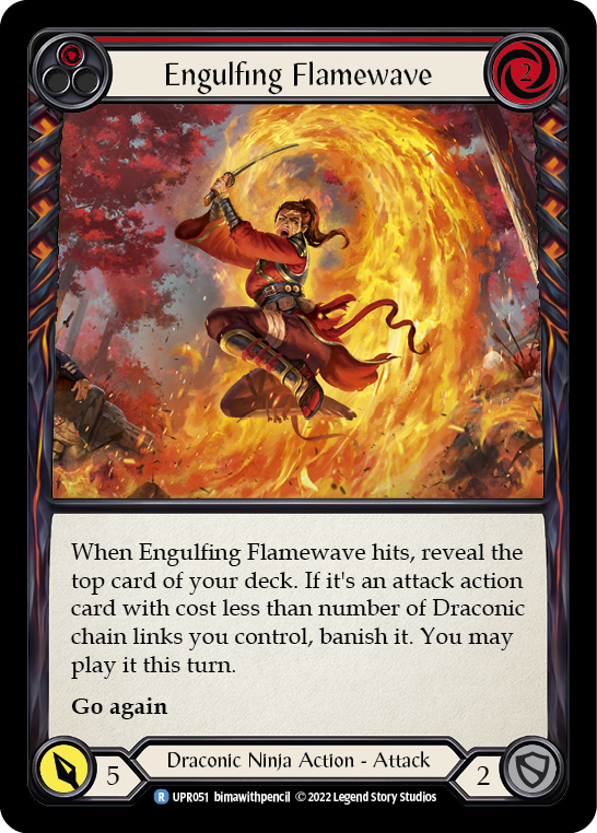 [N-UPR051-R]Engulfing Flamewave (Red)