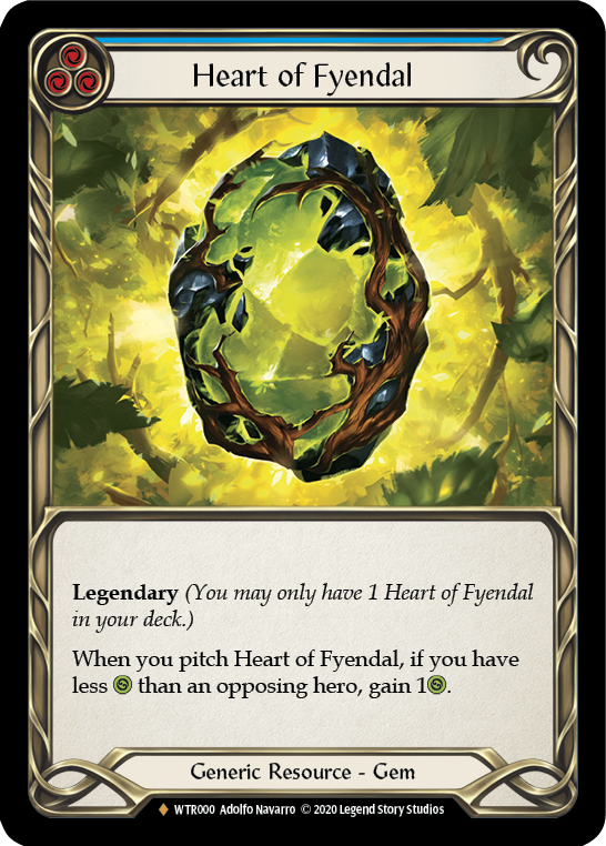 【Rainbow Foil】[U-WTR000-F]Heart of Fyendal