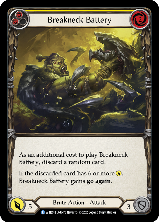 [U-WTR012-R]Breakneck Battery (Yellow)