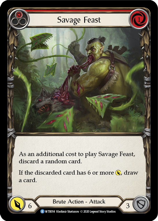 [U-WTR014-R]Savage Feast (Red)