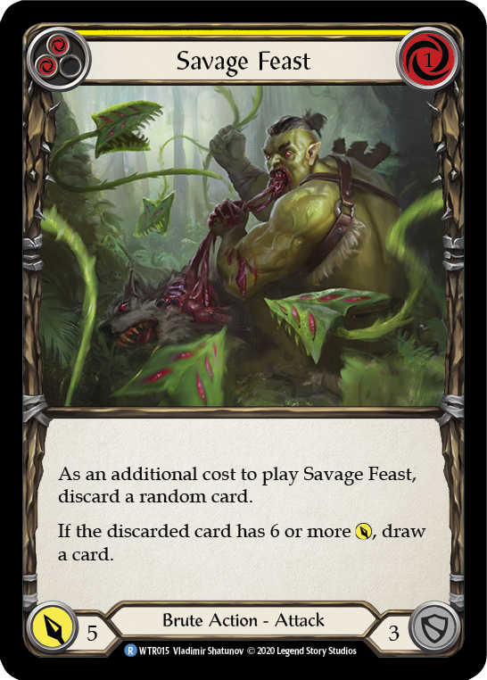 [U-WTR015-R]Savage Feast (Yellow)