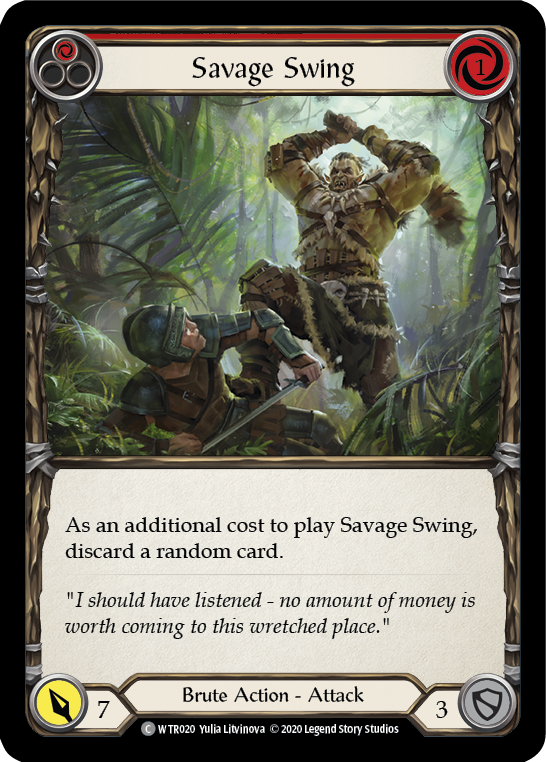 [U-WTR020-C]Savage Swing (Red)