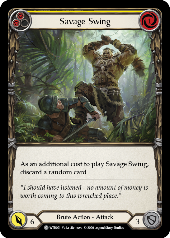 [U-WTR021-C]Savage Swing (Yellow)