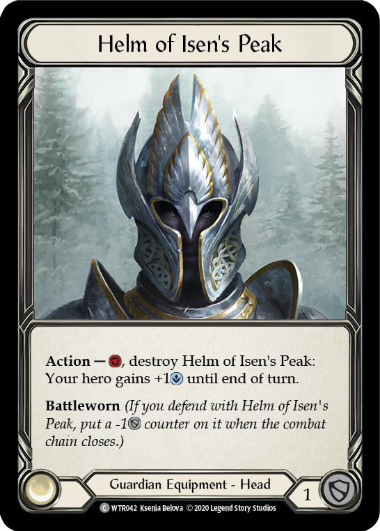 【Rainbow Foil】[U-WTR042-C]Helm of Isen's Peak