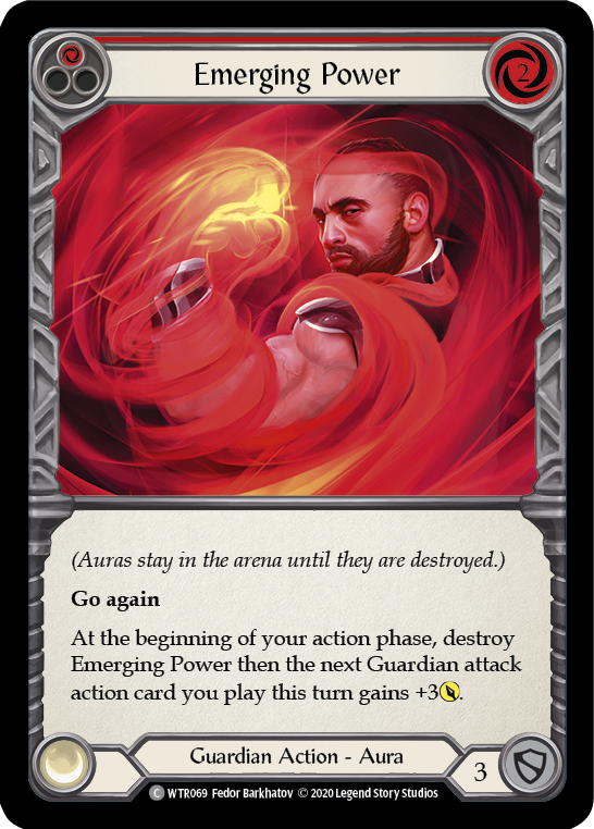 [U-WTR069-C]Emerging Power (Red)