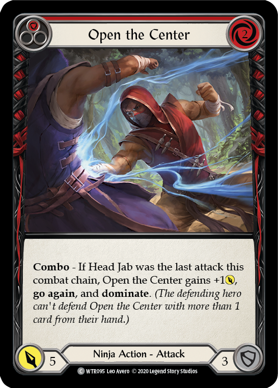 [U-WTR095-C]Open the Center (Red)