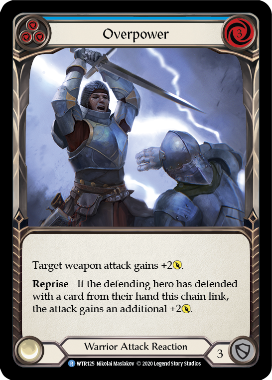 [U-WTR125-R]Overpower (Blue)