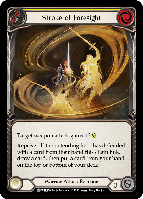 [U-WTR139-C]Stroke of Foresight (Yellow)