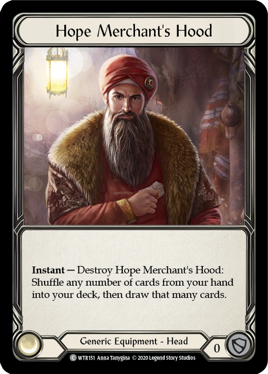 【Rainbow Foil】[U-WTR151-C]Hope Merchant's Hood