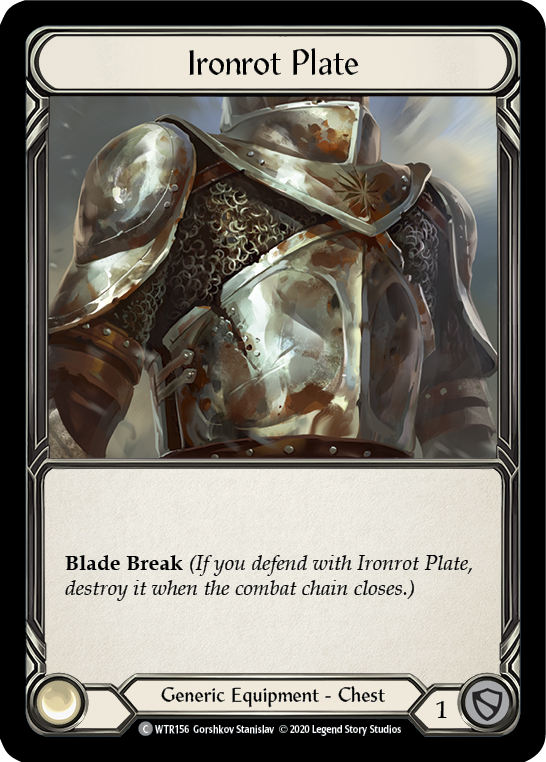 [U-WTR156-C]Ironrot Plate