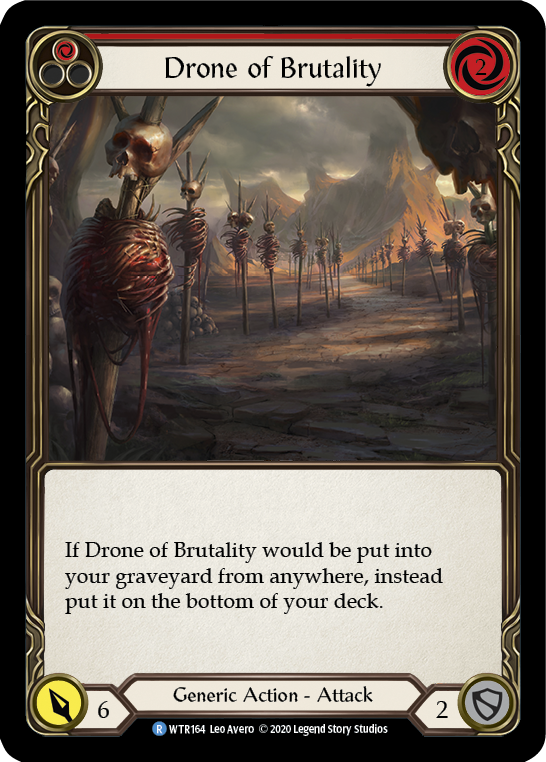 [U-WTR164-R]Drone of Brutality (Red)