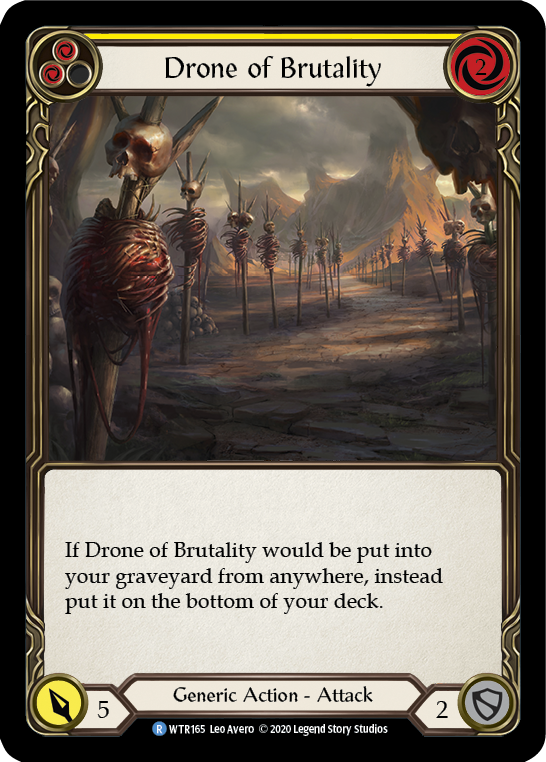 [U-WTR165-R]Drone of Brutality (Yellow)
