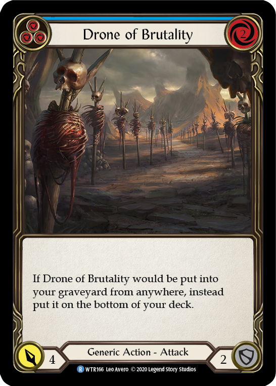 [U-WTR166-R]Drone of Brutality (Blue)