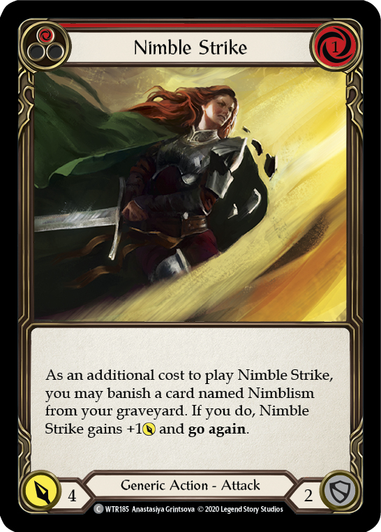 [U-WTR185-C]Nimble Strike (Red)