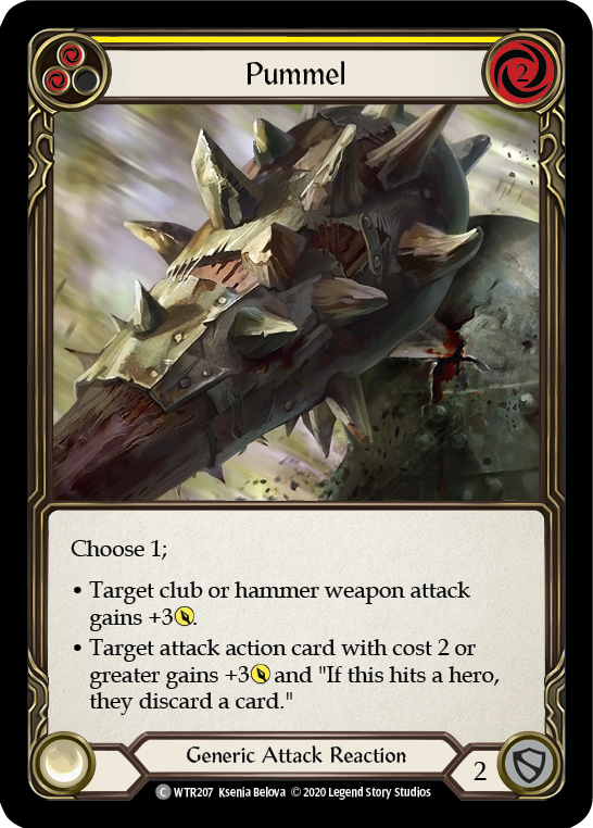 [U-WTR207-C]Pummel (Yellow)