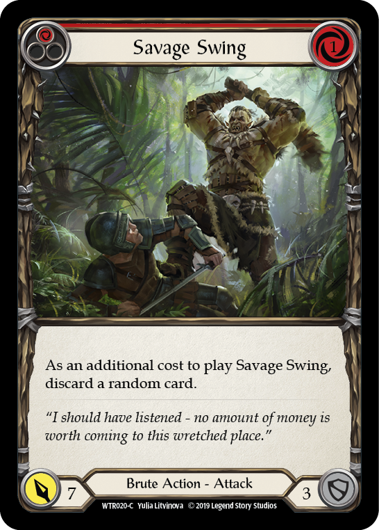 [A-WTR020-C]Savage Swing (Red)