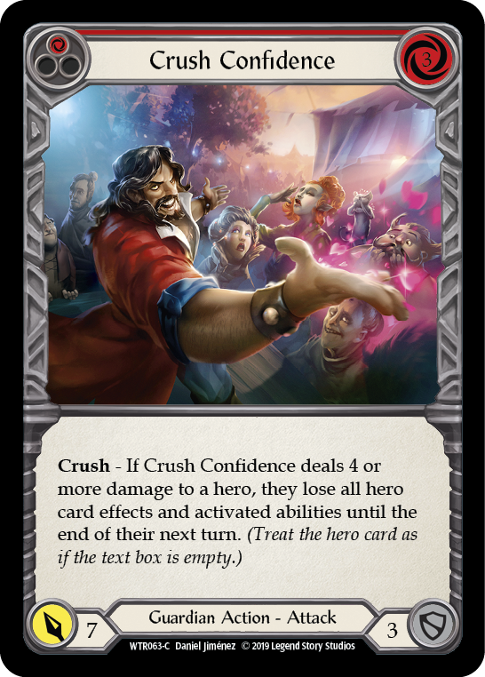 [A-WTR063-C]Crush Confidence (Red)
